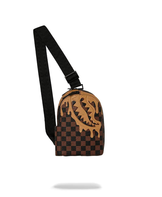 Tracolla Sprayground marrone HENNY MELT BACKPACK SLING