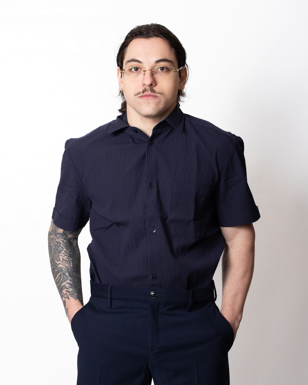Camicia Liu Jo effetto lino uomo