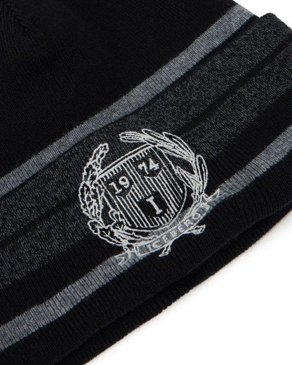 Cappello Iceberg in lana con risvolto e logo ricamato