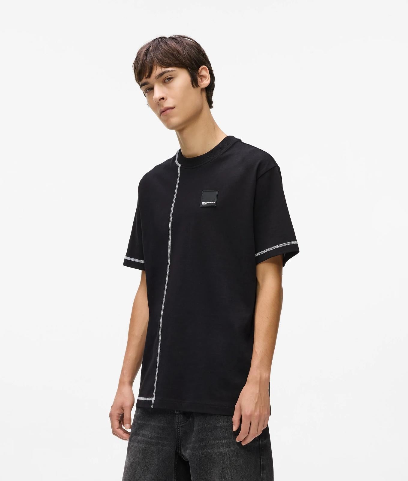 T-Shirt Karl Lagerfeld Jeans "Contrast" uomo