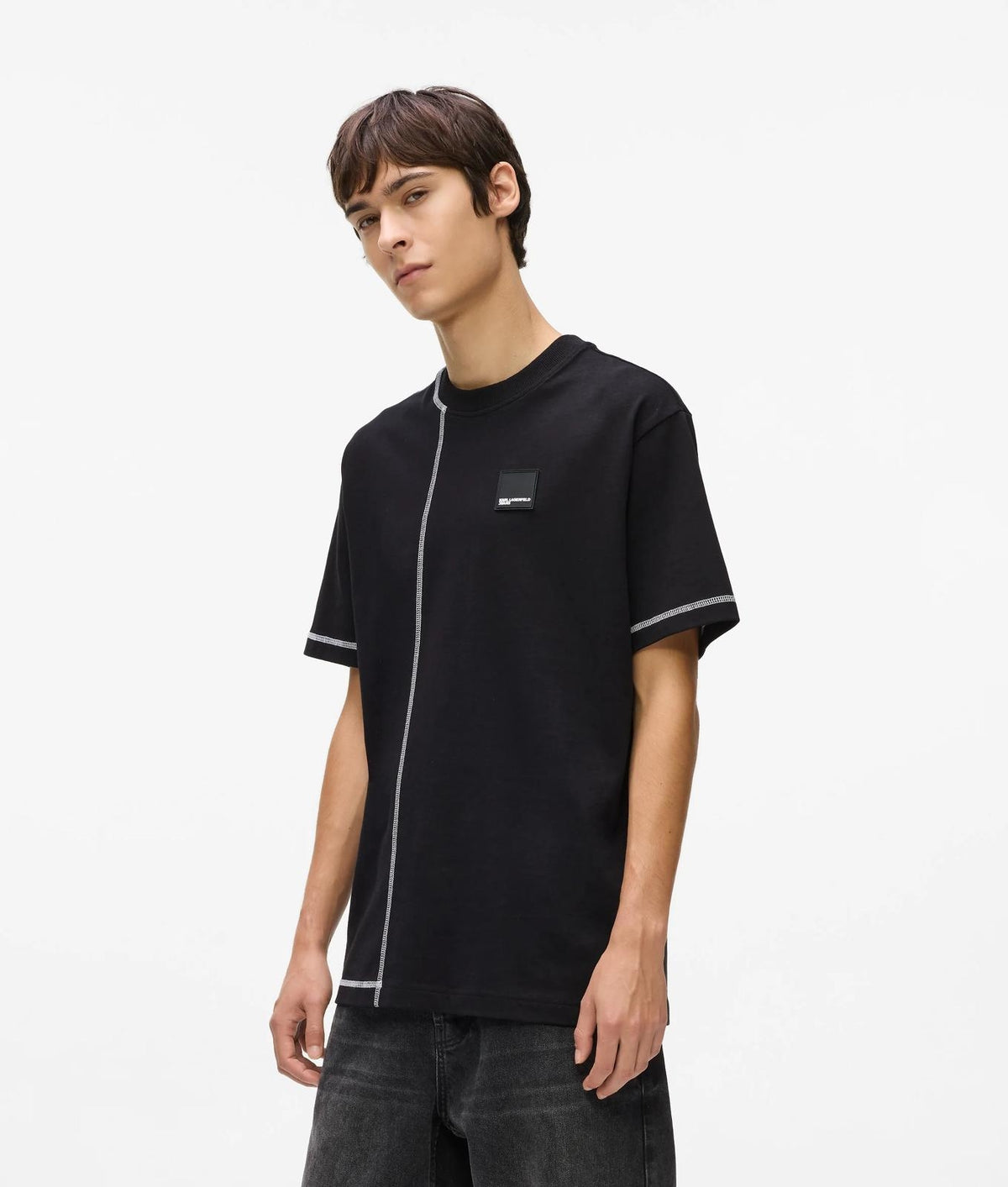 T-Shirt Karl Lagerfeld Jeans "Contrast" uomo