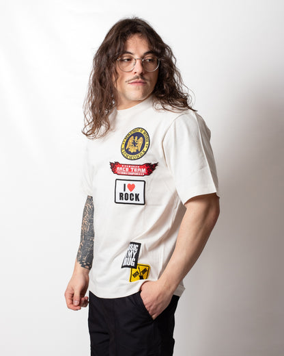 T-Shirt Richmond X con patch uomo