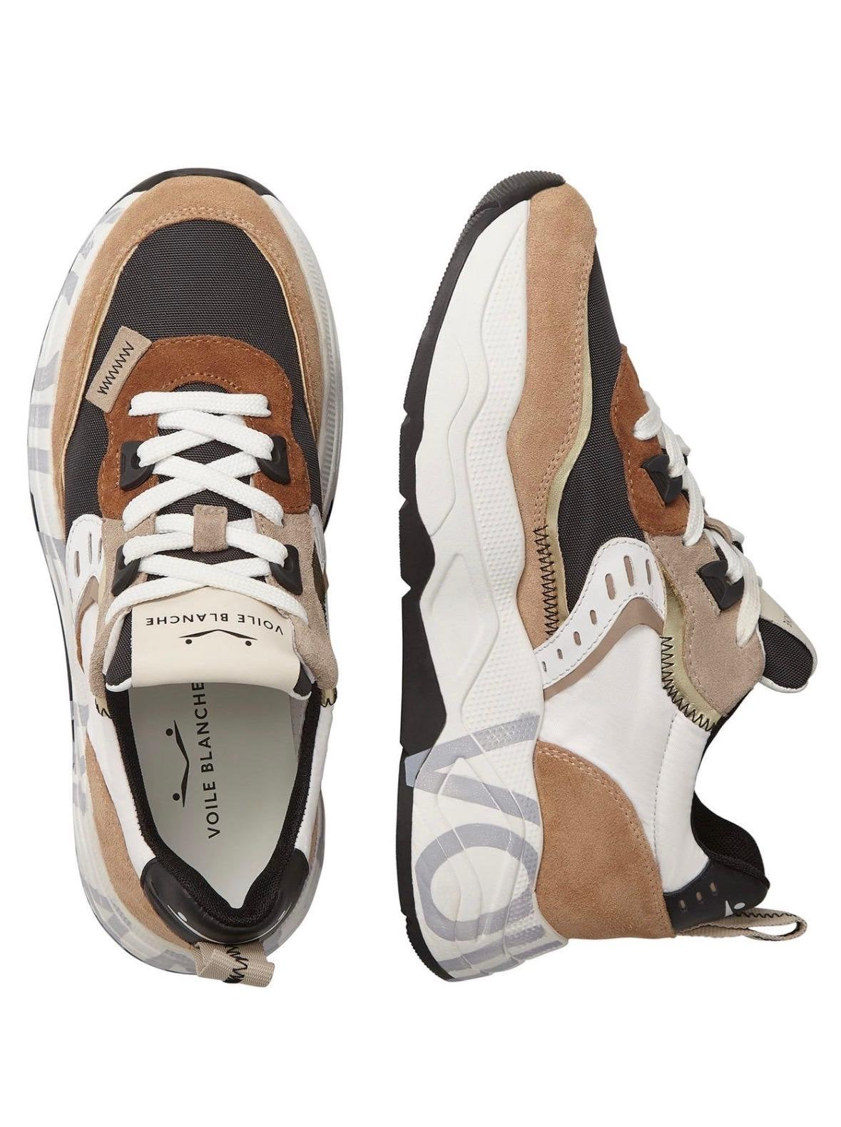 Scarpe Voile Blanche con dettagli in pelle e suede
