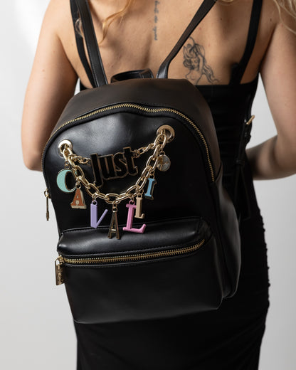 Zaino Just Cavalli in pelle con charms donna