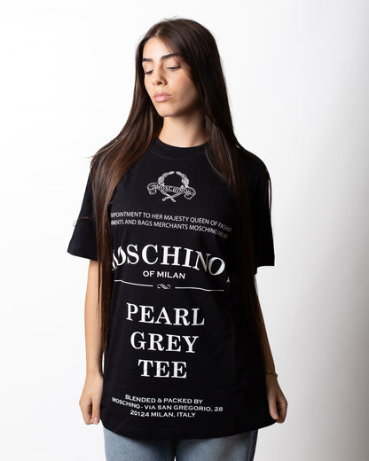 T-Shirt Moschino con stampe all-over