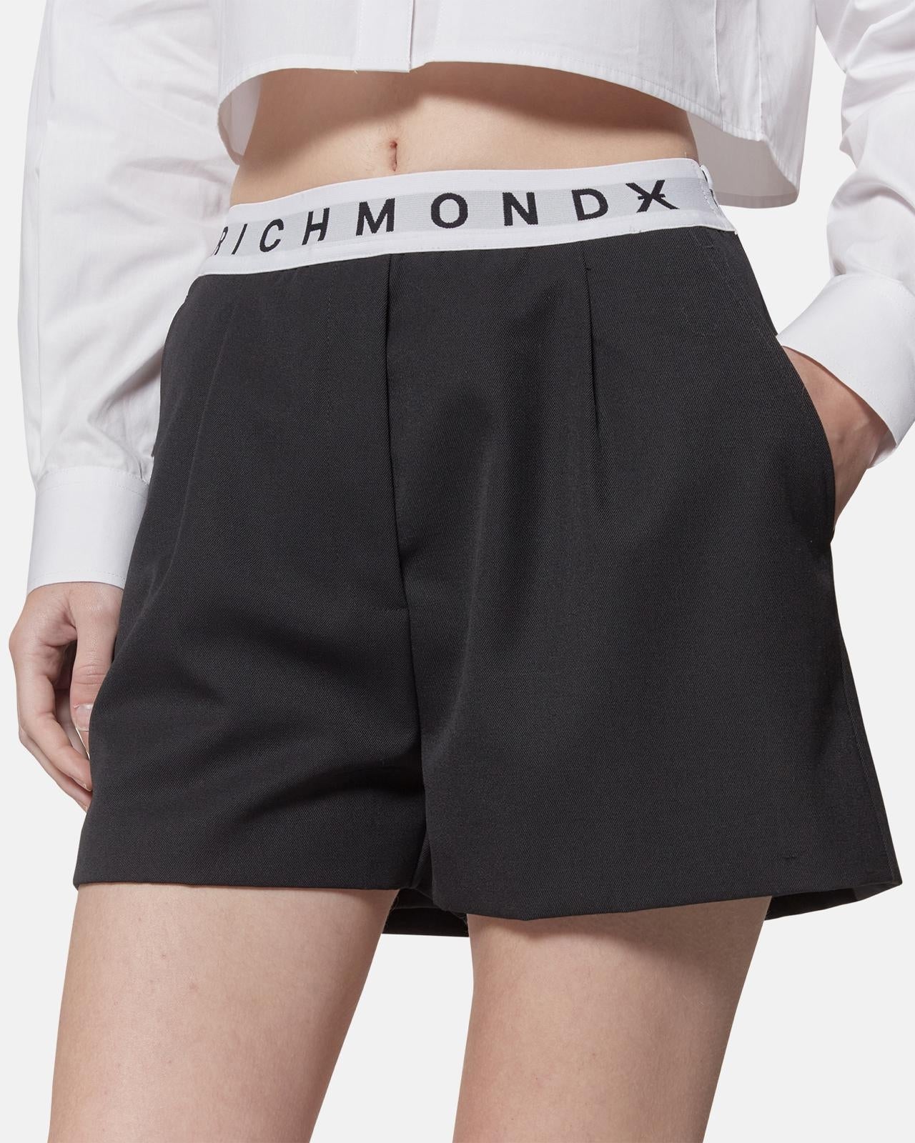 Short Richmond X chino con fascia logata donna