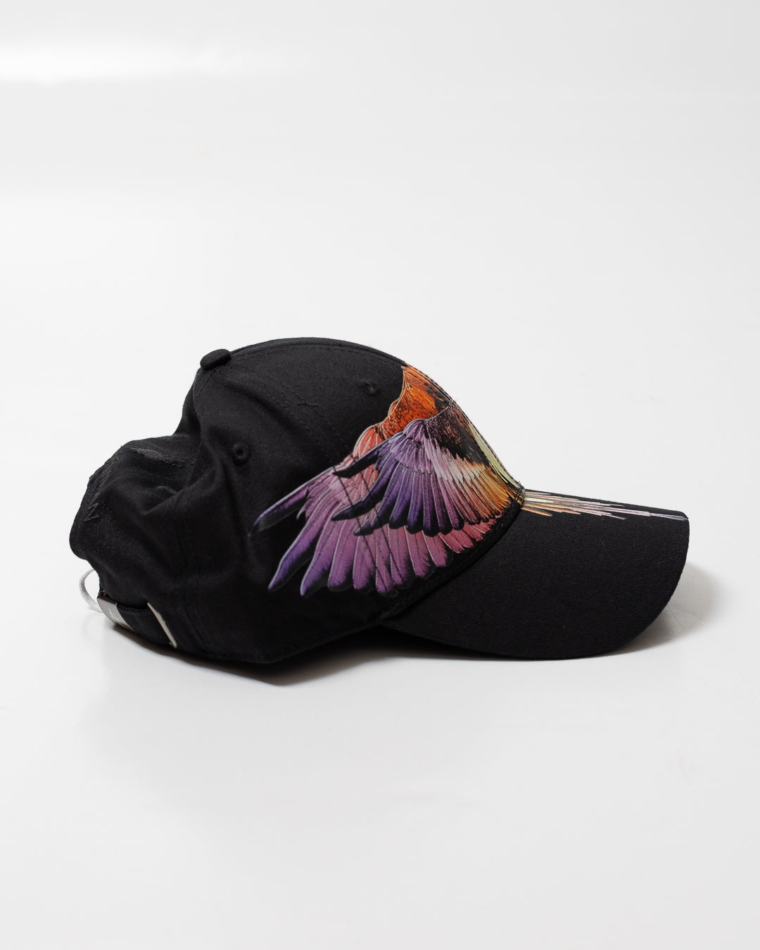 Cappello Marcelo Burlon con visiera "Icon Wings Orange"