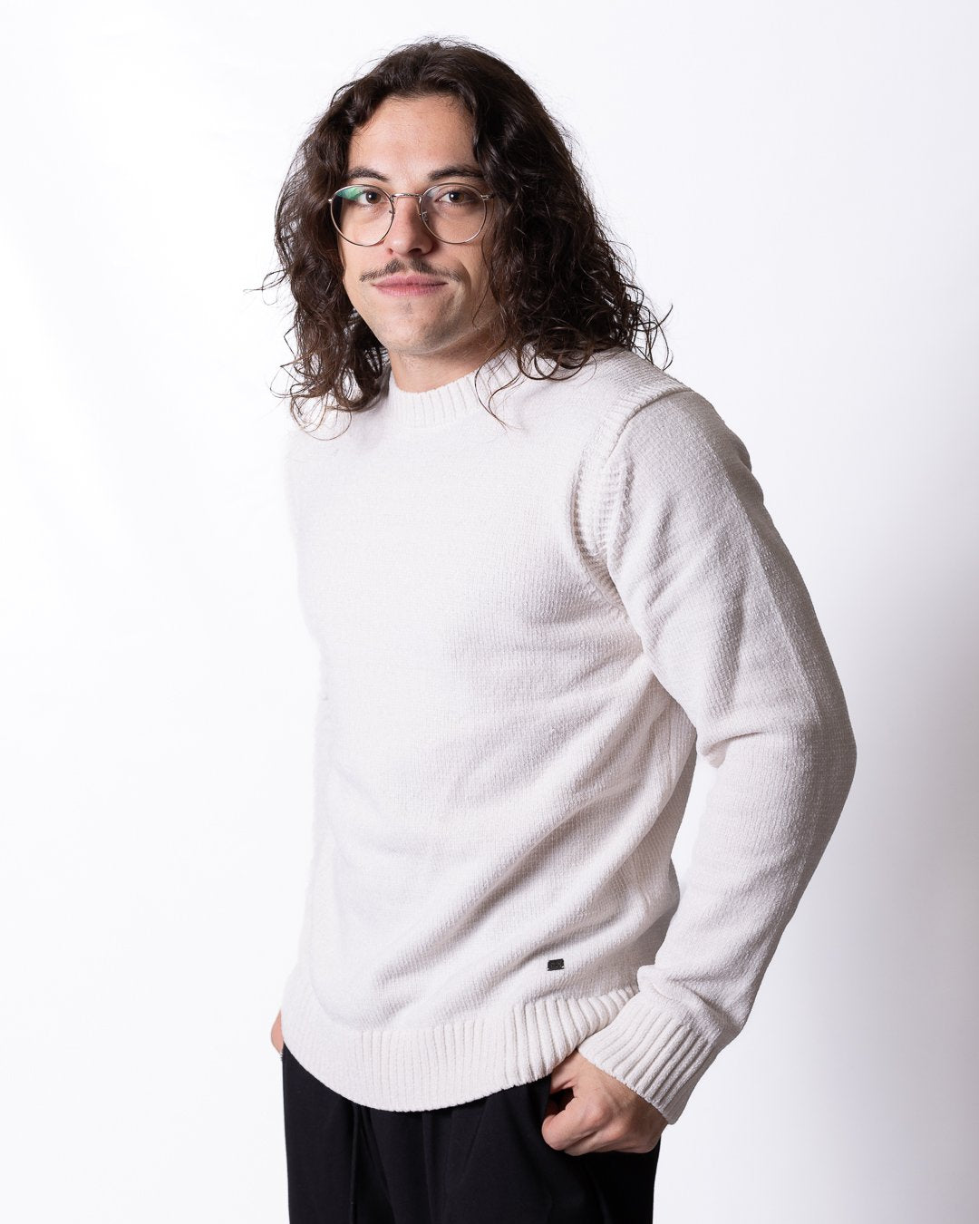 Maglia Liu Jo girocollo effetto velour