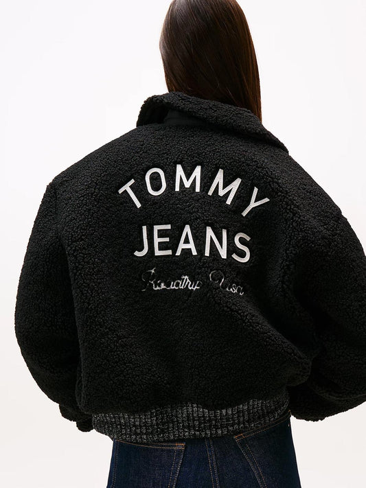 Giubbotto Tommy Jeans "Teddy Bomber" donna