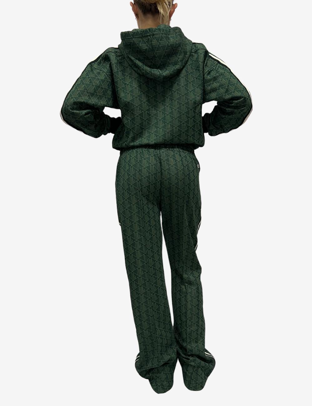 Pantalone Lacoste logato allover donna