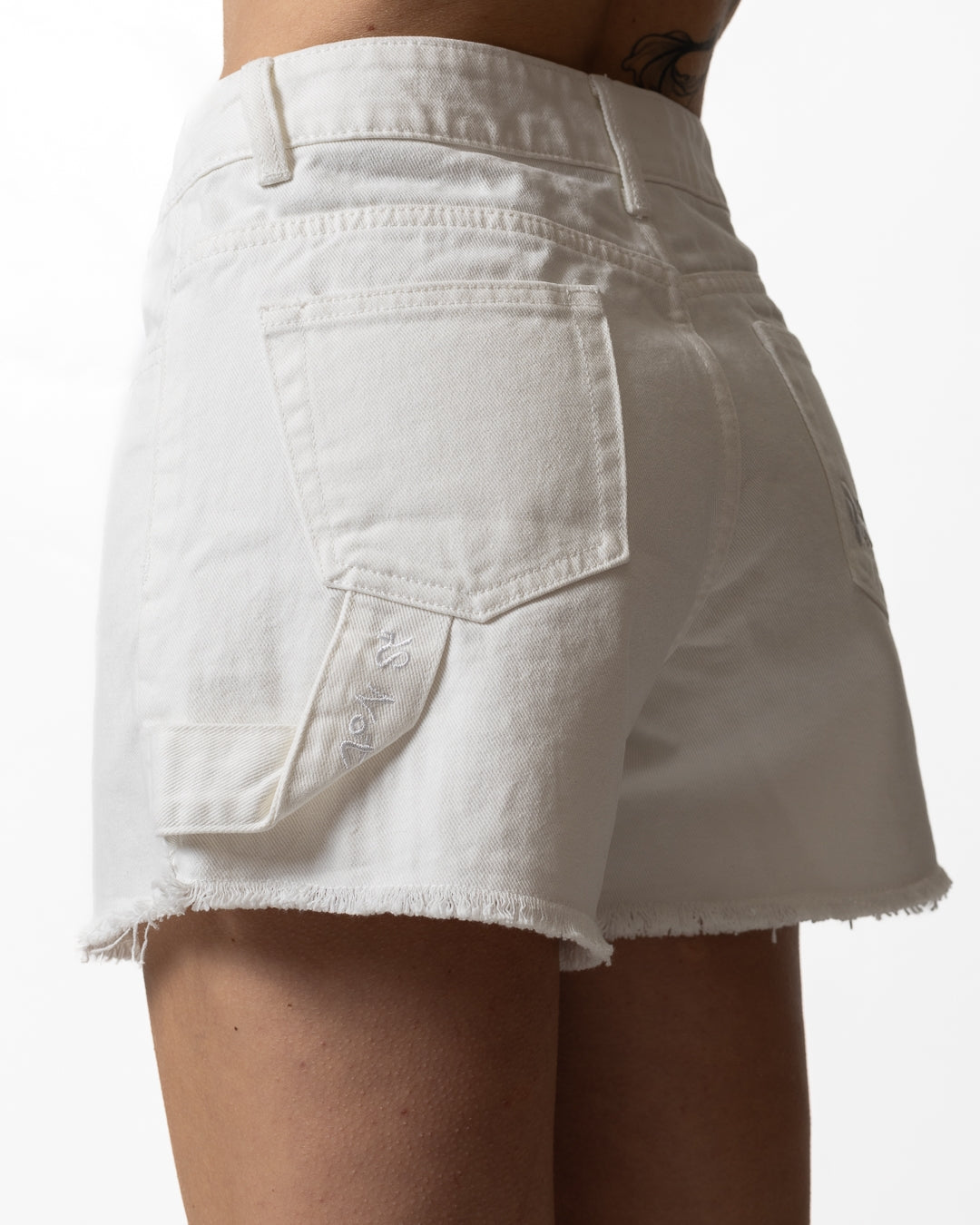Short Disclaimer in denim donna
