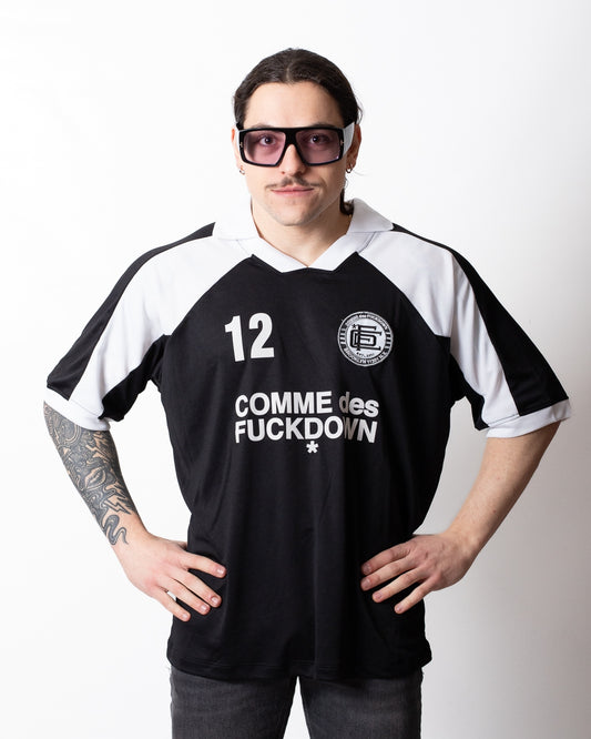 T-Shirt Comme des Fuckdown in poliestere con stampe uomo