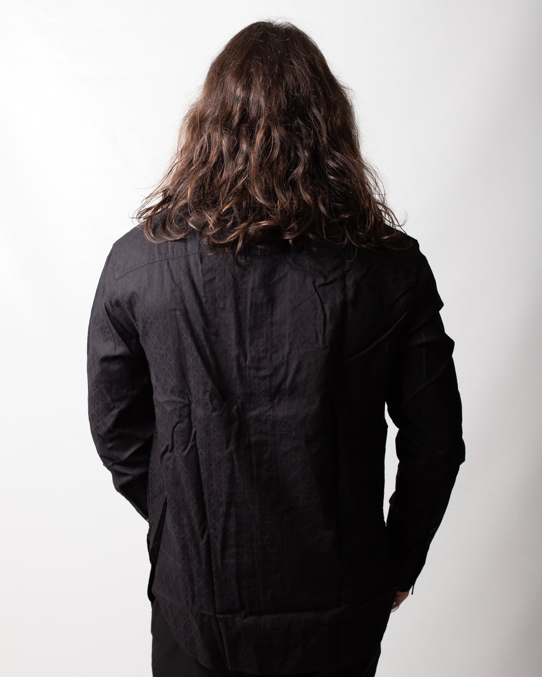 Camicia Calvin Klein "Emblem Jacquard" uomo