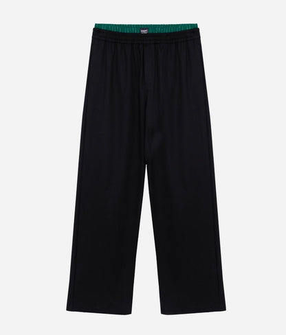 Pantalone MSGM in gabardina con boxer