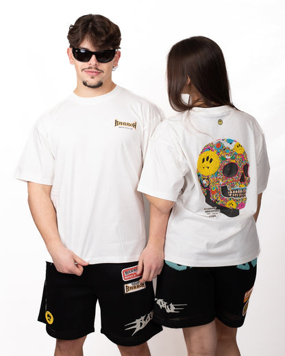 T-Shirt Barrow stampata con perline