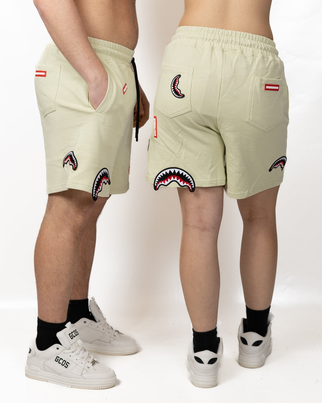 Bermuda Sprayground "Shark Patches sage"