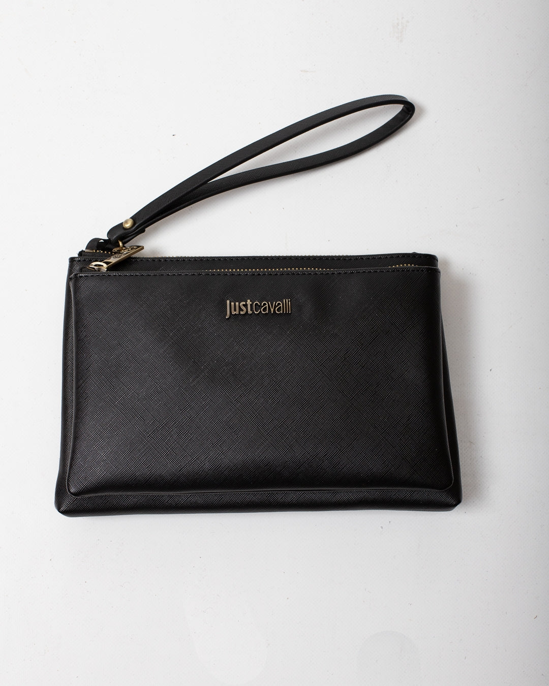 Pochette Just Cavalli "Metal lettering" in ecopelle