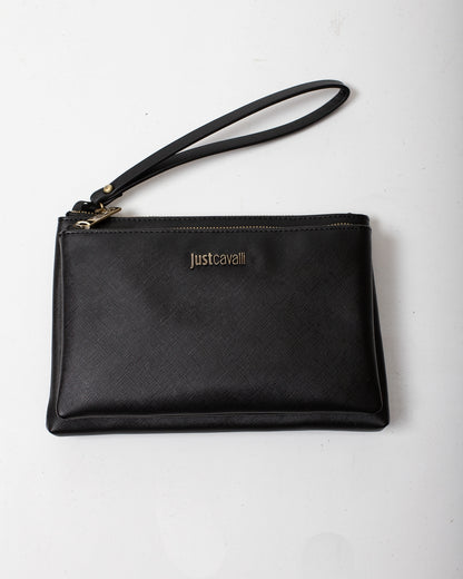 Pochette Just Cavalli "Metal lettering" in ecopelle