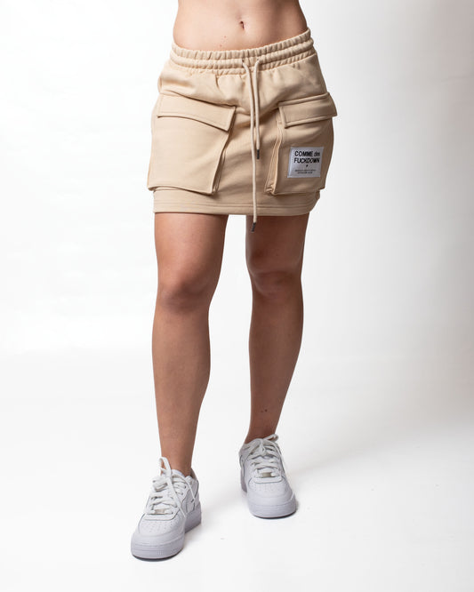 Gonna Comme des Fuckdown cargo in felpa donna