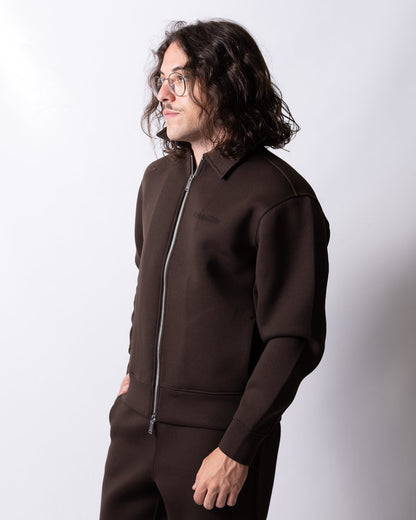 Felpa Calvin Klein fullzip "Embossed Logo" uomo