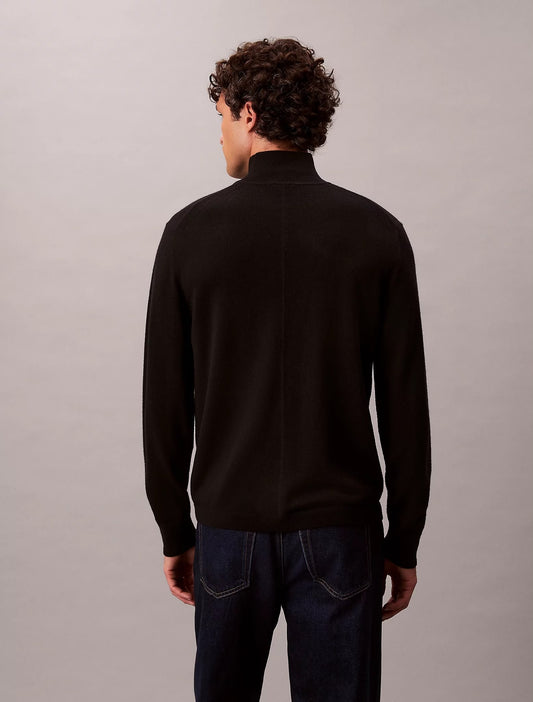 Maglia Calvin Klein a collo alto in lana merino uomo