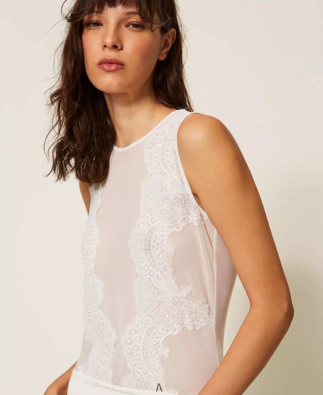 Body Twinset Actitude in tulle con pizzo donna