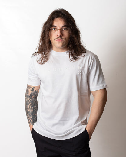 T-Shirt Richmond X con logo in rilievo uomo