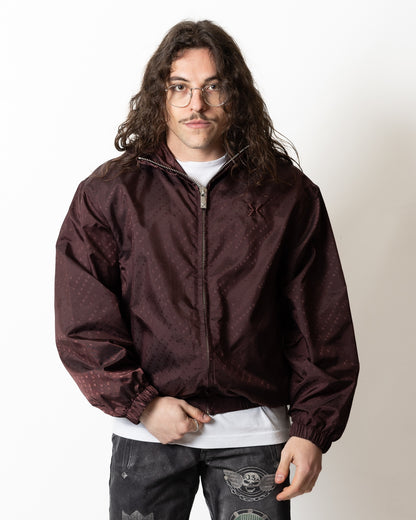 Giubbotto Richmond X in nylon con logo all-over uomo