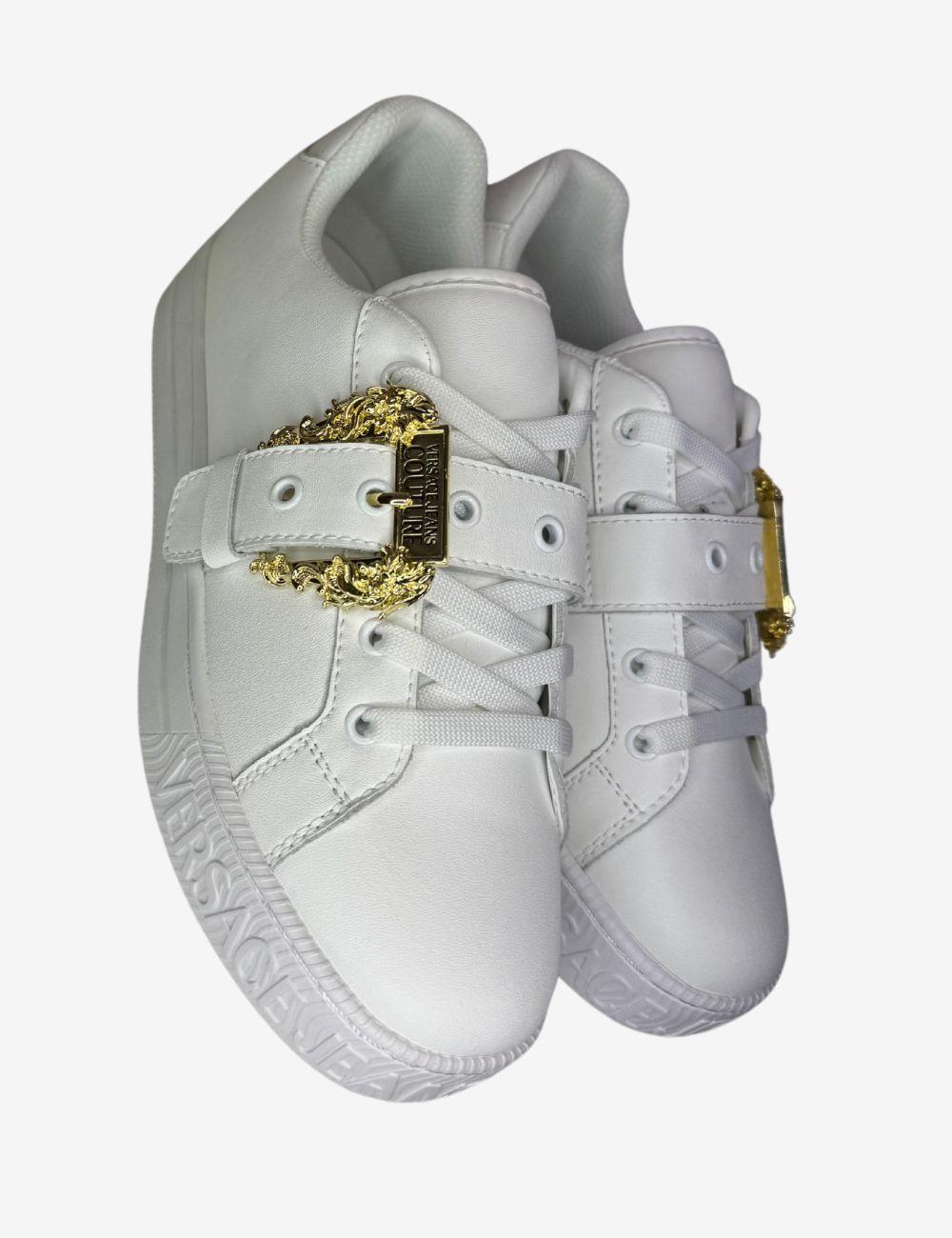 Scarpe Versace Jeans Couture con fibbia baroque donna – Specchio