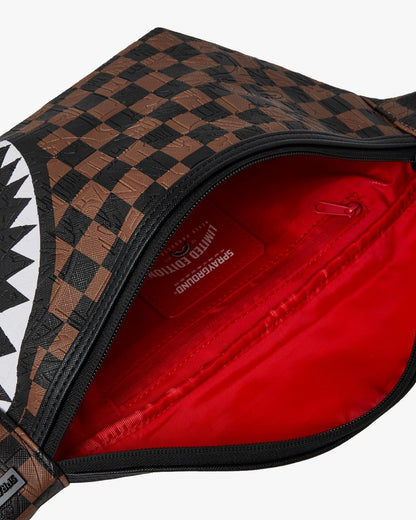 Marsupio Sprayground marrone "CHECK 2 EMBOSS SAVVY CROSSBODY"