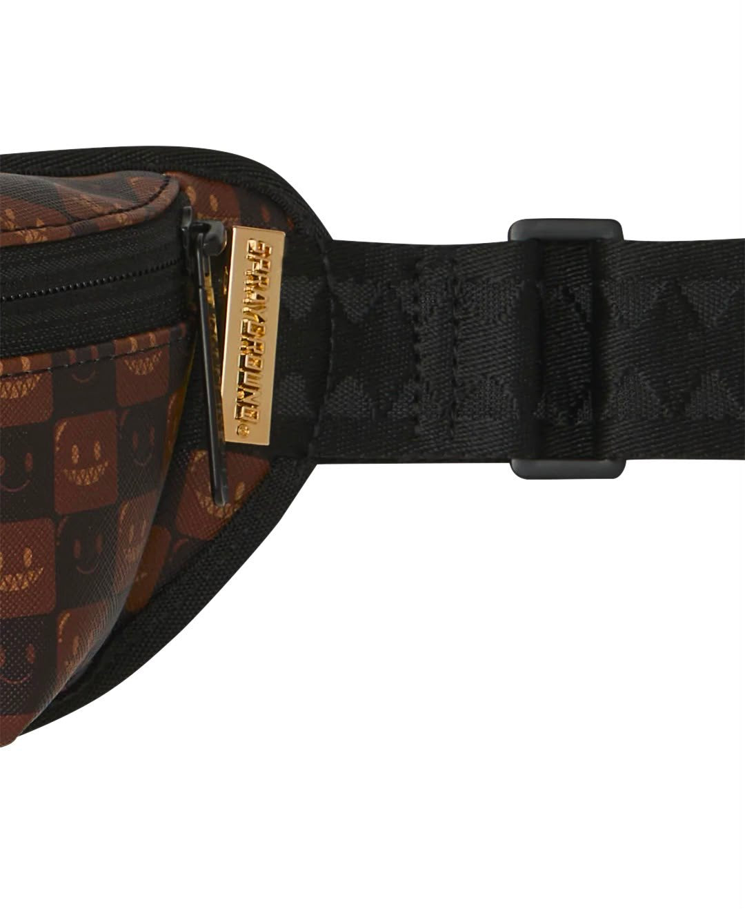 Marsupio Sprayground marrone SHARKS IN PARIS WTF BUBBLE BROWN CHECK CROSSBODY 