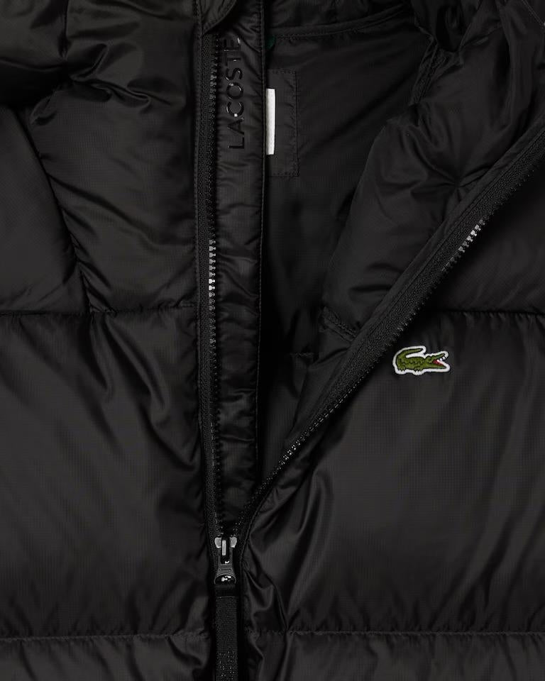 Giubbotto Lacoste puffer con cappuccio uomo