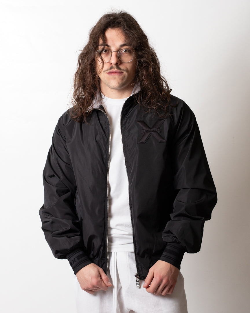 Giubbotto Richmond X in nylon con patch uomo