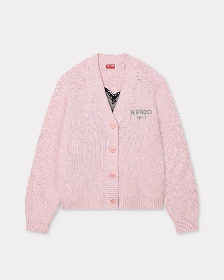 Cardigan Kenzo Paris "Boke Flower" in misto lana