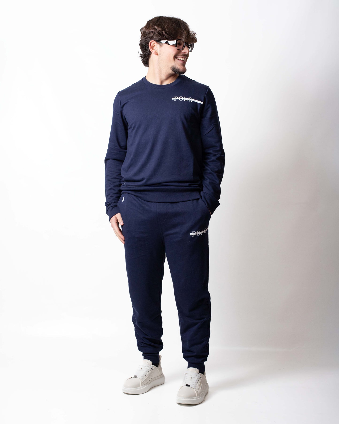 Felpa Polo Ralph Lauren girocollo con ricamo e stampa uomo