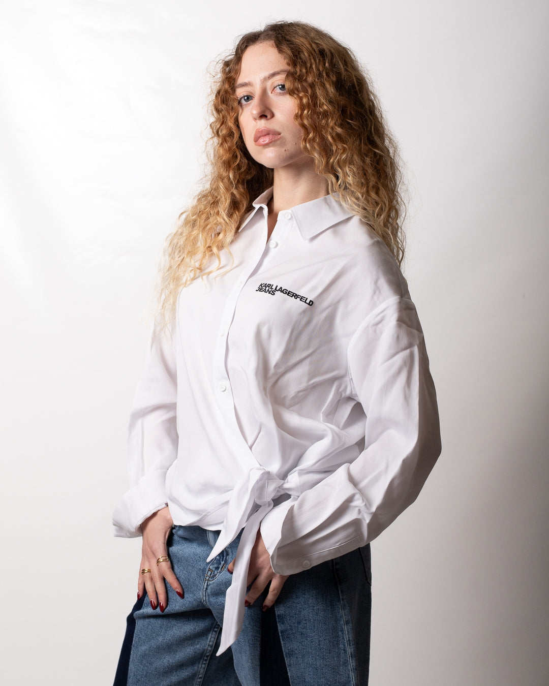 Blusa Karl Lagerfeld Jeans a camicia donna