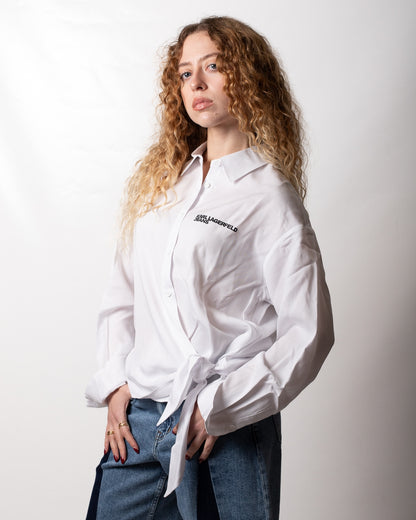 Blusa Karl Lagerfeld Jeans a camicia donna