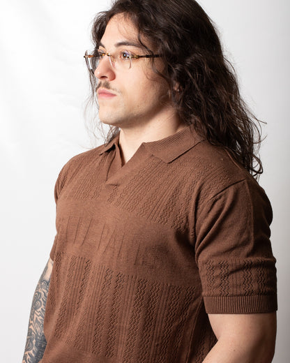 Polo Gaelle in maglia traforata uomo