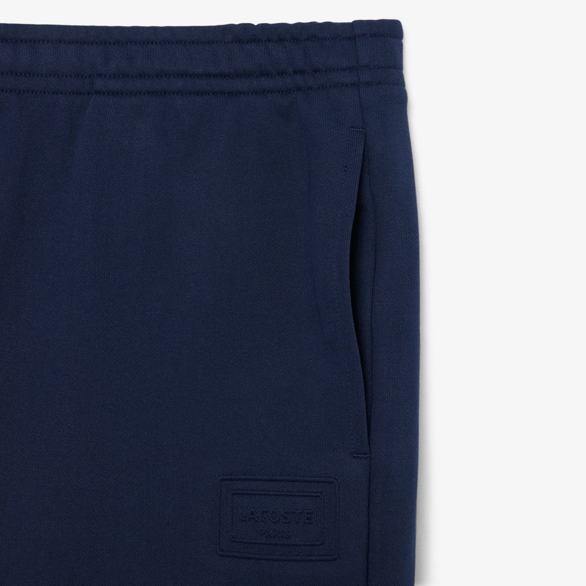 Bermuda Lacoste in felpa con logo tonal uomo