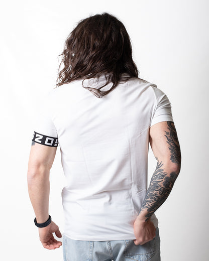 T-Shirt Dsquared2 con etichetta e fascia jacquard uomo