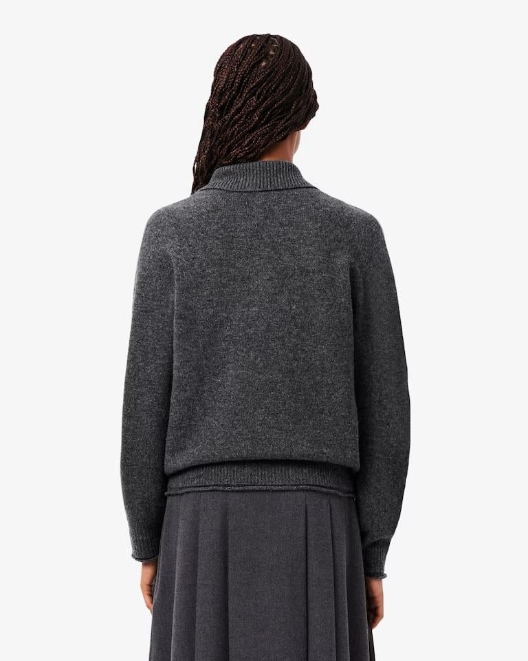 Maglia Lacoste polo in lana donna