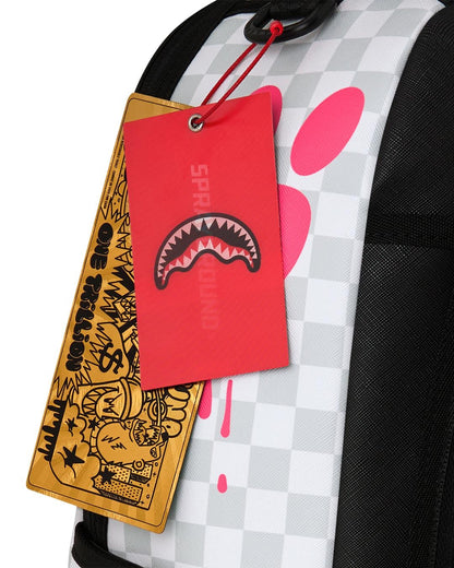 Zaino Sprayground bianco PINK PANTHER PAWPRINTS BACKPACK