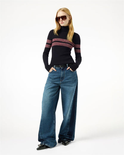 Jeans Iceberg a palazzo cinque tasche