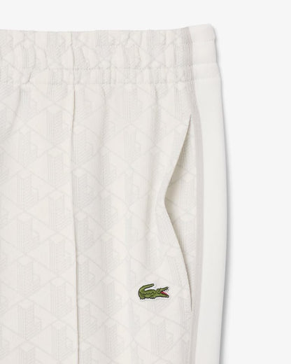 Pantalone Lacoste logato allover uomo