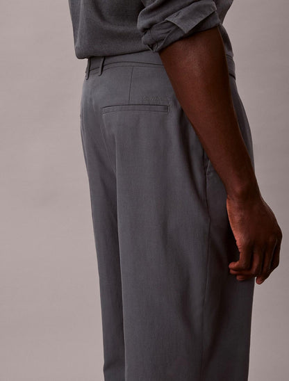 Pantalone Calvin Klein straight con cintura uomo