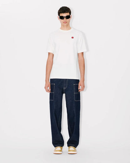 T-Shirt Kenzo con logo boke flower in ricamo