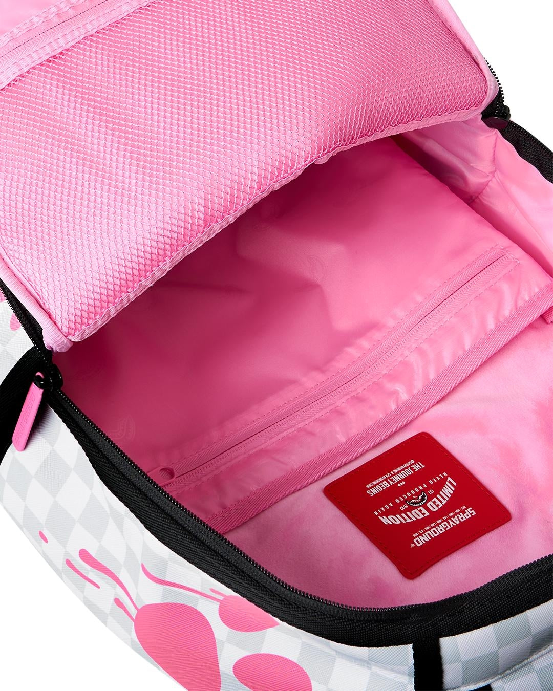 Zaino Sprayground bianco PINK PANTHER PAWPRINTS BACKPACK