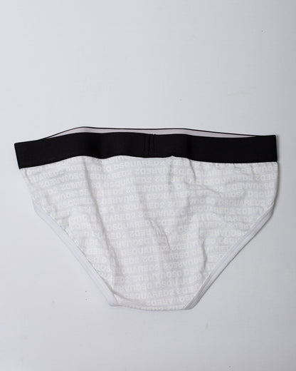 T-Shirt e slip Dsquared2 con logo stampato all-over uomo