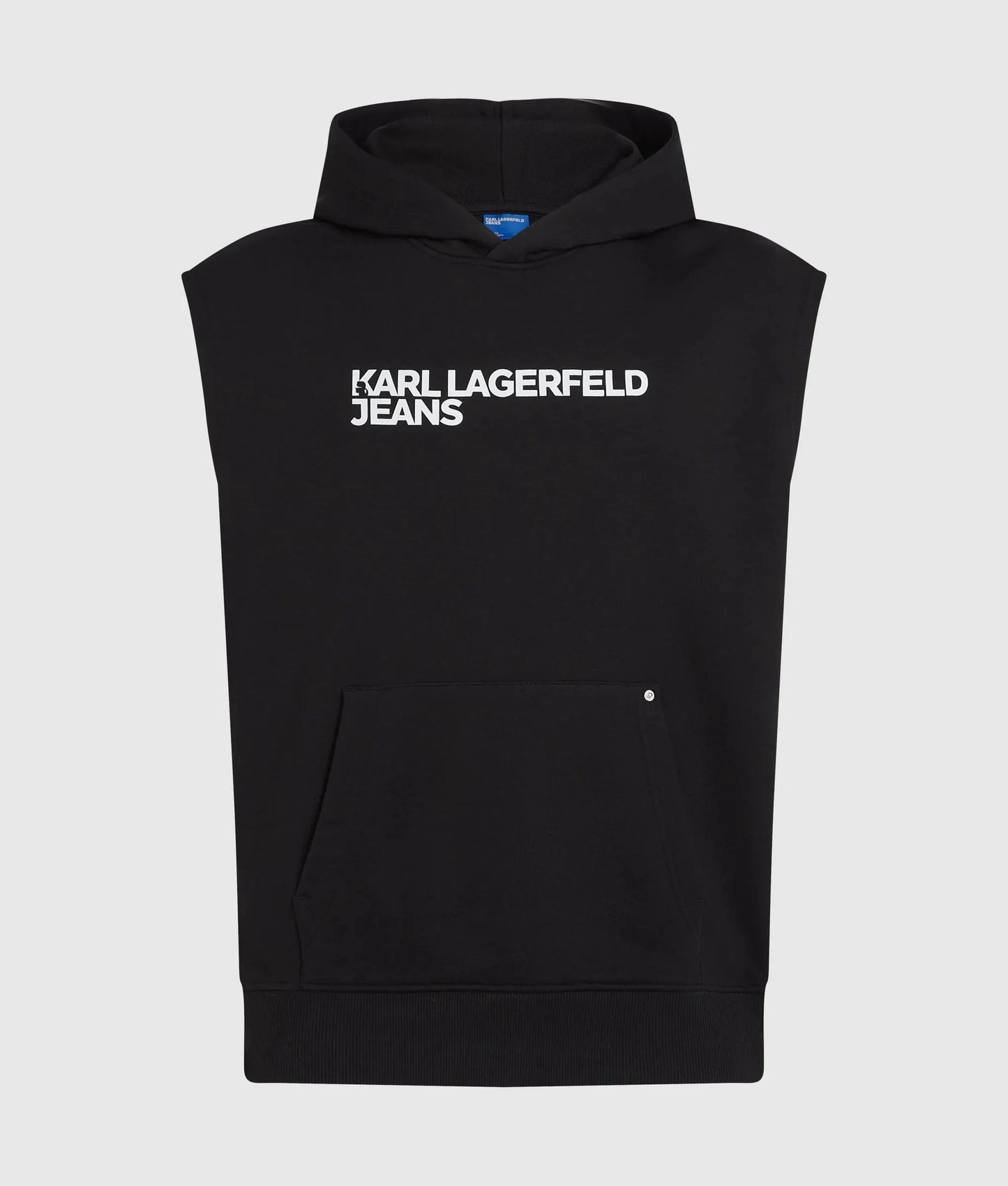 Gilet Karl Lagerfeld Jeans in felpa con stampa uomo