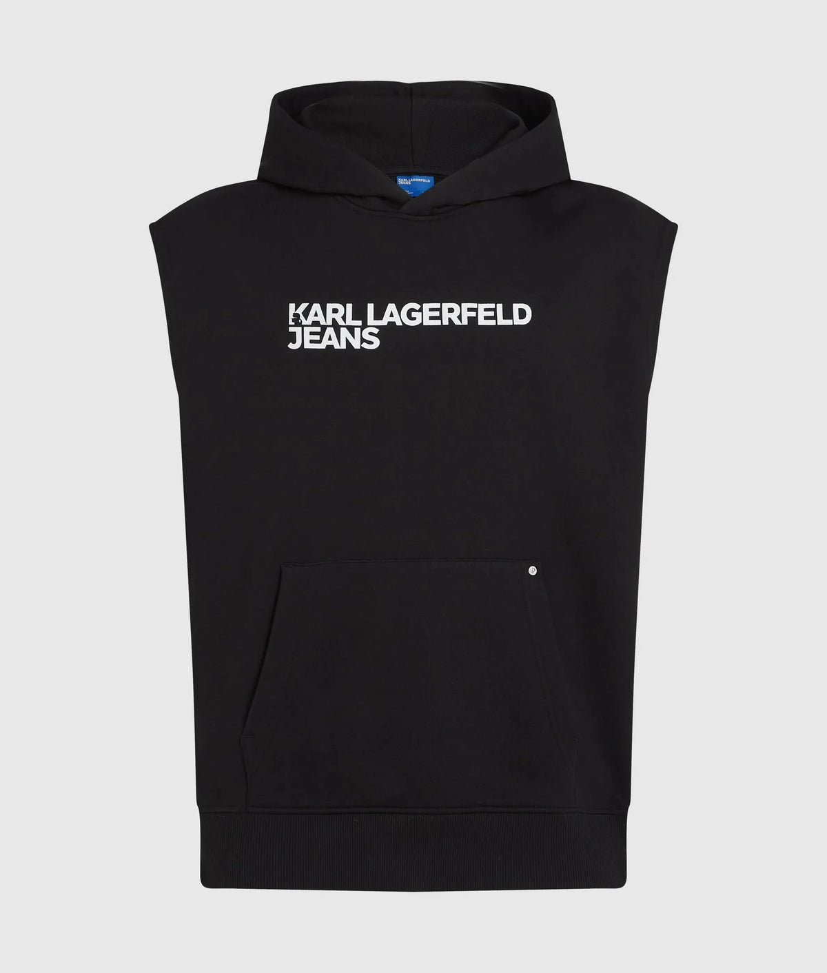 Gilet Karl Lagerfeld Jeans in felpa con stampa uomo